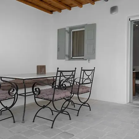 Mykonian Style W Shared Pool Houses & Nighttime Security Guard Ornos  Exterior photo