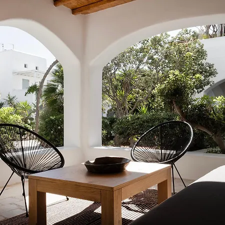 Mykonian Style W Shared Pool Houses & Nighttime Security Guard Ornos  Exterior photo