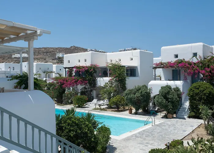 Mykonian Style W Shared Pool Houses & Nighttime Security Guard